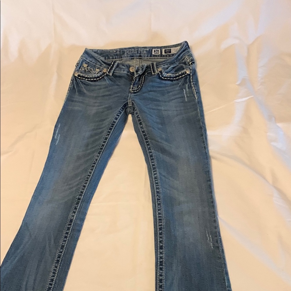Miss Me Blue Boot Cut Jeans